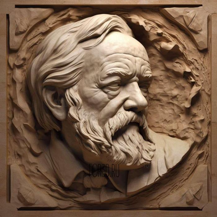 Les Miserables Victor Hugo 1862 4 3d stl модель для ЧПУ